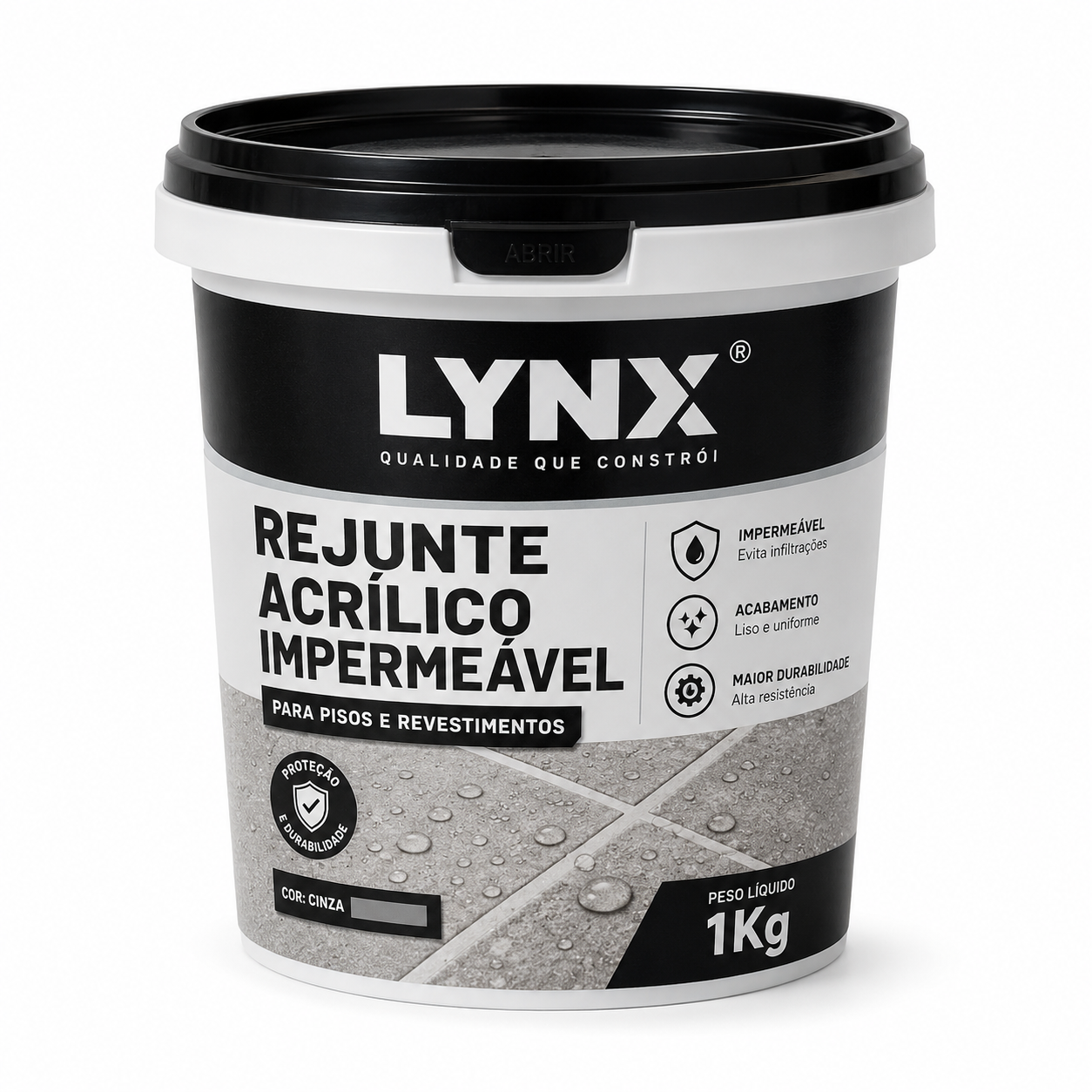 Rejunte  Acrílico Impermeável Lynx® 1Kg